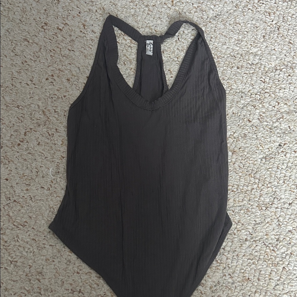 Charcoal Bodysuit